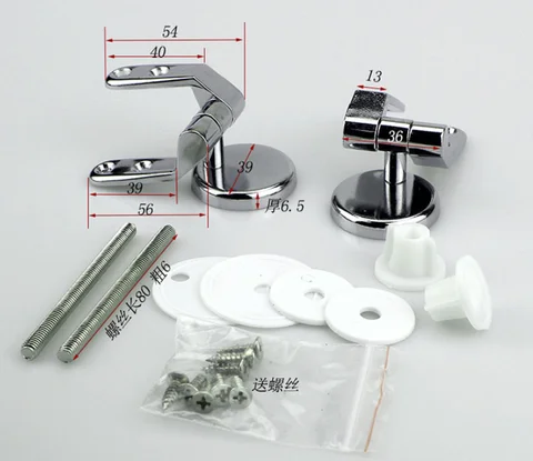 2 шт., универсальные петли для крышки унитаза - изображение