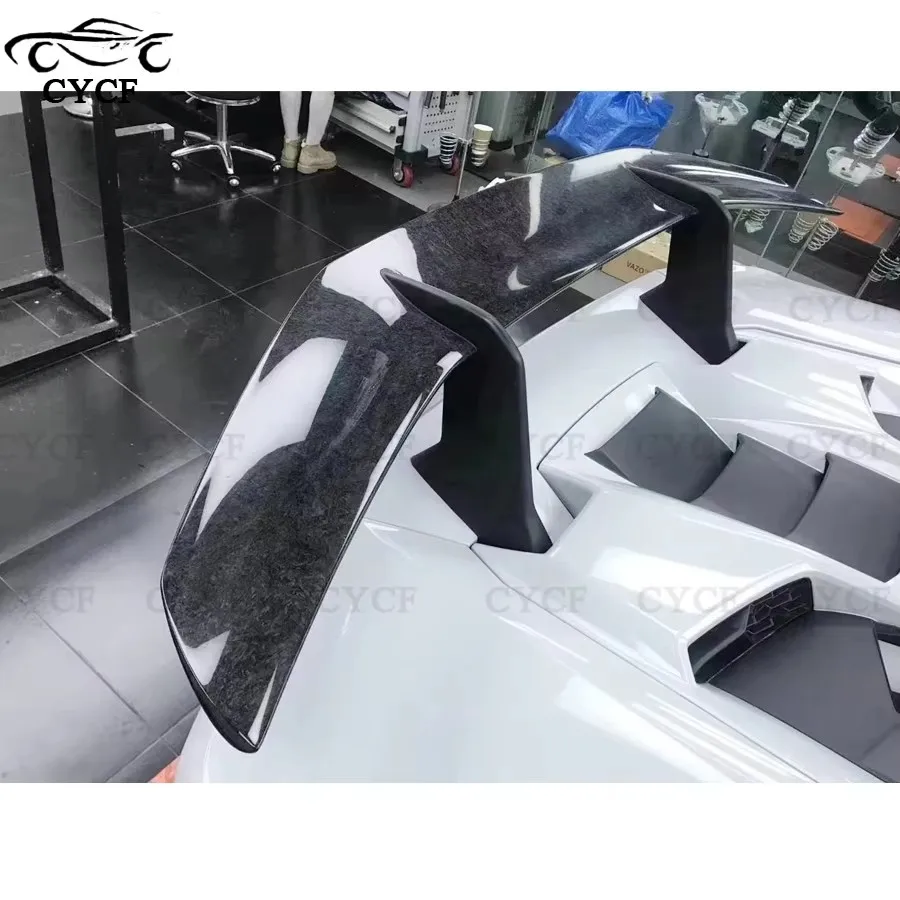 Для Lamborghini LP 580 610 заднее крыло из углеродного волокна задняя крышка спойлер