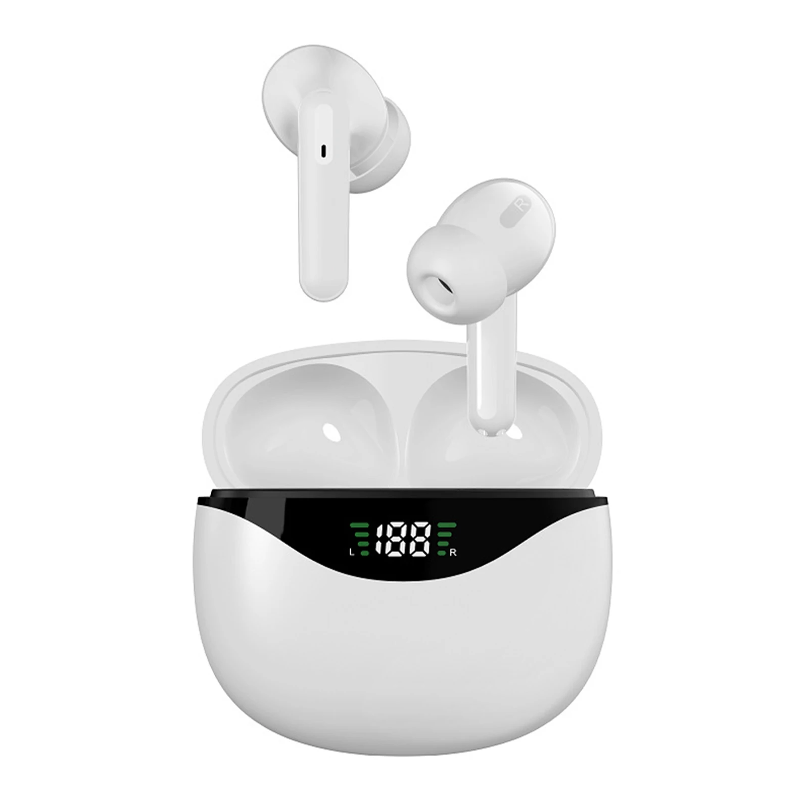 

Портативные эргономичные спортивные водонепроницаемые беспроводные наушники с микрофоном, Автоматическое Сопряжение 5,1, стерео, светодио...