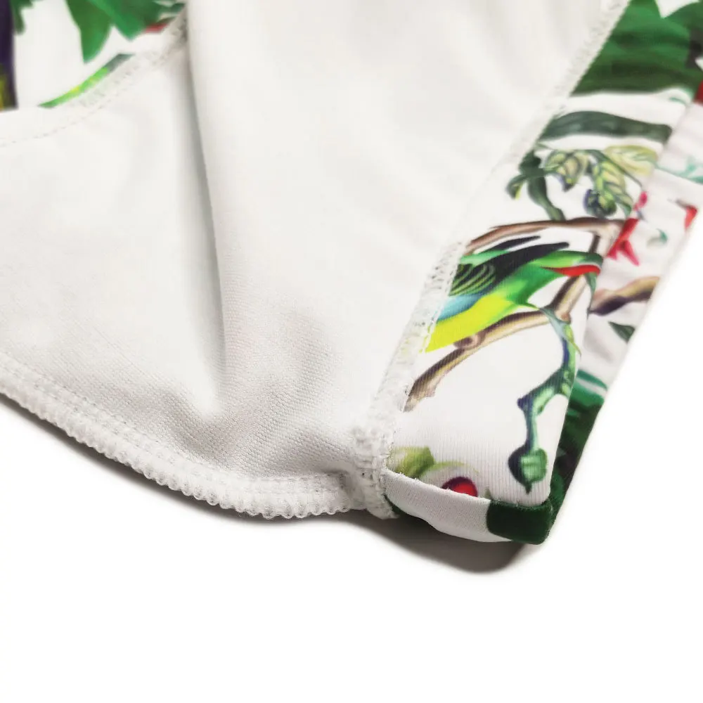 UXH-мужские треугольные плавки с принтом пляжные размер чашки для предотвращения