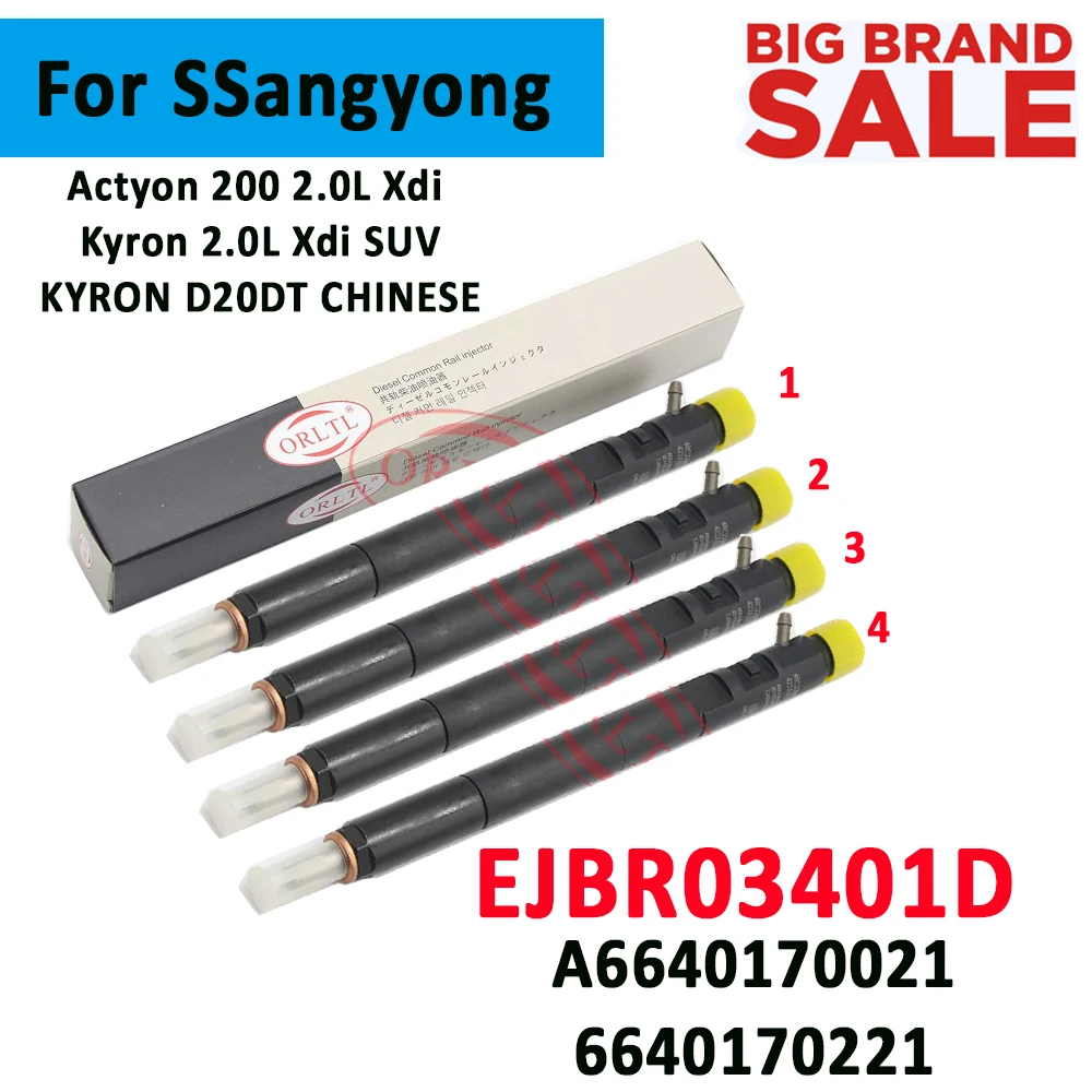 НОВЫЙ A 6640170222 Дизельный инжектор EJBR04501D EJBR03401D EJBR04601D EJBR02601Z EJBR04701D EJBR04401D 6640170121 Для