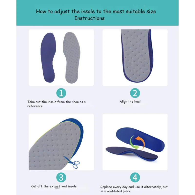  Youpin Male Female High Arch Foot Flat Insole Orthopedic Relieve Bone Spur Plantar Fascia Pain Arch Support Orthopedic Mi