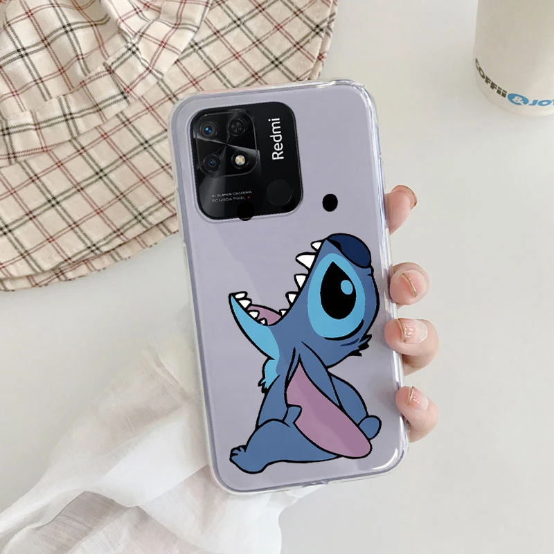 Забавный чехол Stich Monster для Redmi 10 10C 10A Note10 телефона из аниме мягкий прозрачный Xiaomi C