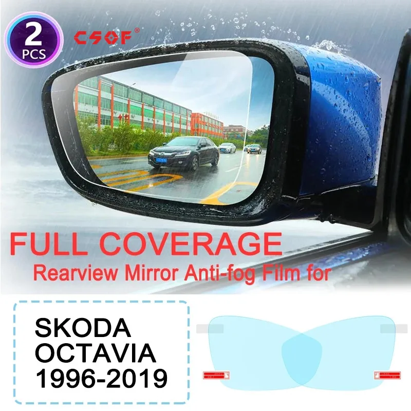 

CAR Full Cover Anti Fog Film Rearview Mirror for Skoda Octavia 1 2 3 A5 A7 MK1 MK2 MK3 1U 1Z 5E Rainproof Films