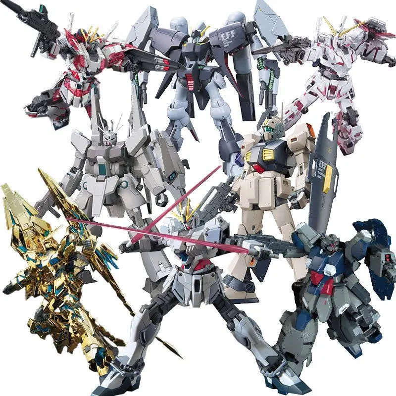 

Собранная Модель Gundam HG Red Heresy Assault Free Energy Angel Unicorn Destiny Seven Swords Flying Wing Toy
