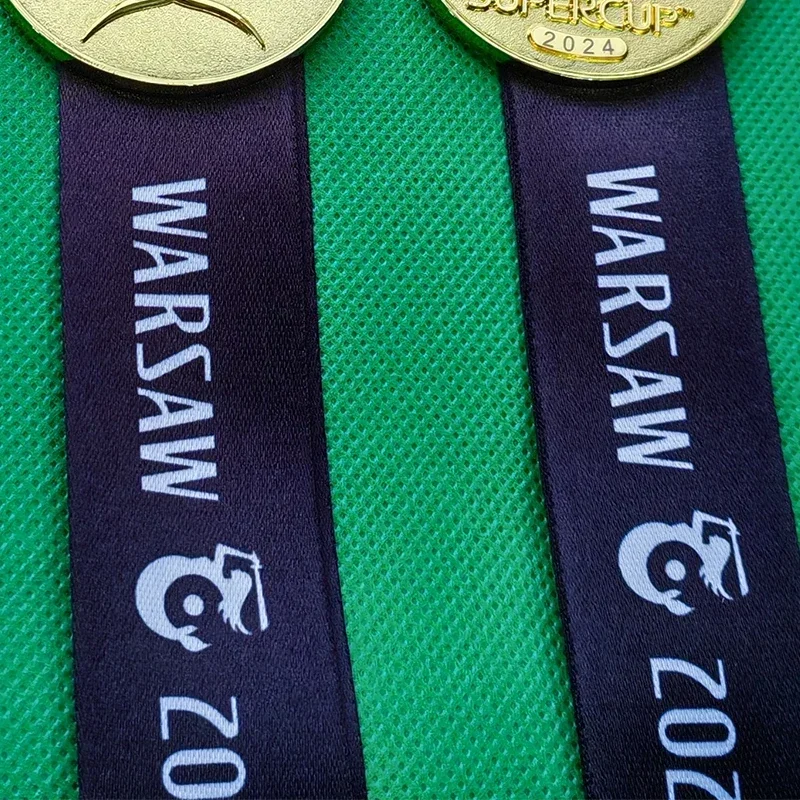 Европейская копия металлической медали Champion Super Cup 2024 сувенир футбольного фаната