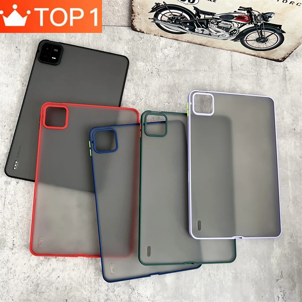 

Tablet Case for Xiaomi Pad 6 6Pro 5 5 Pro 11 Inch Colorful Buttons Soft Edges Cover Frosted Hard PC MI 6 Pro 2024 Case Fundas