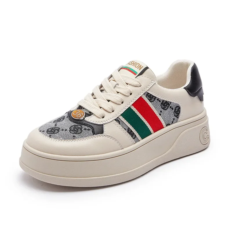 

Big Size Women Sneakers 2023 Spring Autumn Fashion Casual Flower Platform Shoes for Women Designer Zapatos De Mujer Shoe