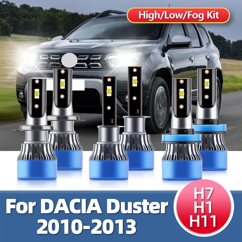 

LSlight LED Car Lamps Super Bright Headlight Bulb Lights with Fan Headlamp 15000Lm 12V 24V For Dacia Duster 2010 2011 2012 2013