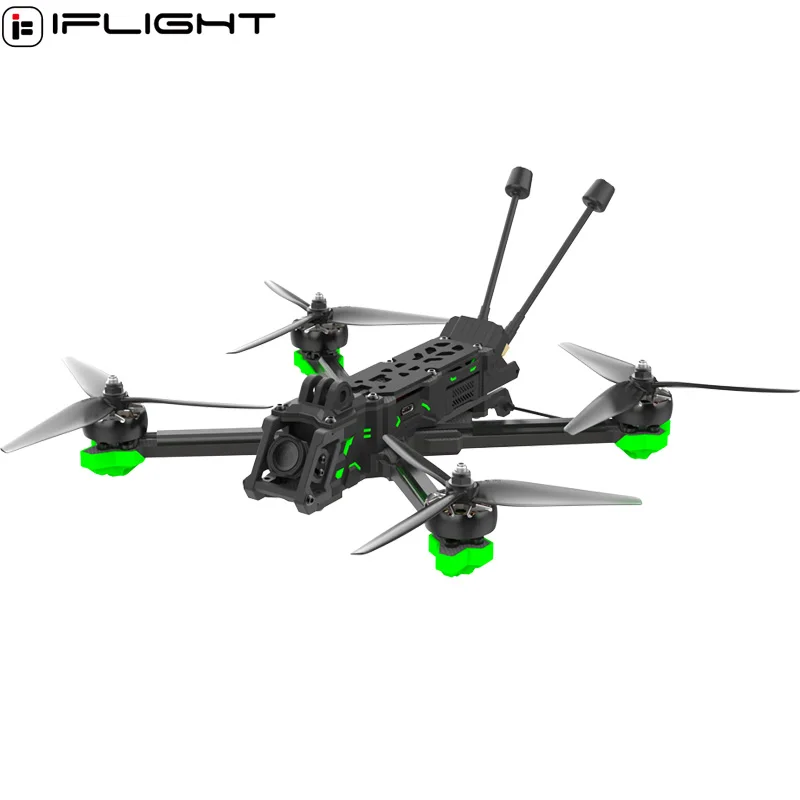 

iFlight Nazgul Evoque F6 V2 Analog 6inch 6S FPV Drone BNF F6X F6D（Squashed-X or DC Geometry）with BLITZ MINI F7 E55S Stack / GPS
