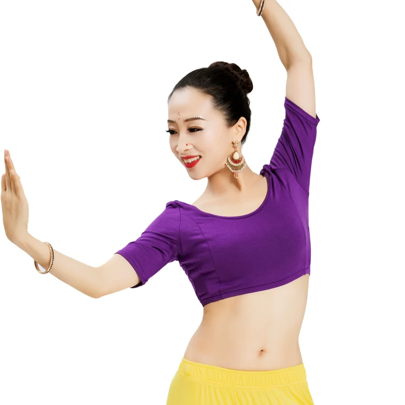 

Индийская танцевальная блузка в национальном стиле, хлопковый женский топ для отдыха lehenda