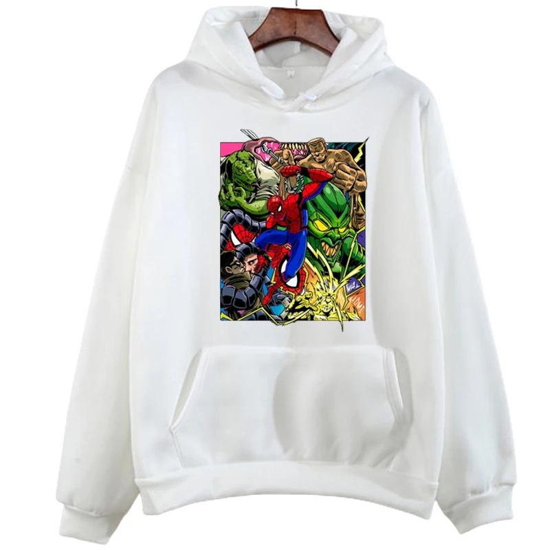 Домашние толстовки с капюшоном Disney Человек-паук No Way свитшот принтом Marvel осенний