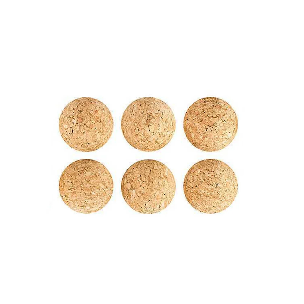 

10 Pcs Desktop Accessories Table Soccer Fussball Cork Ball Table Soccer Foosball Wooden Foosball Fussball
