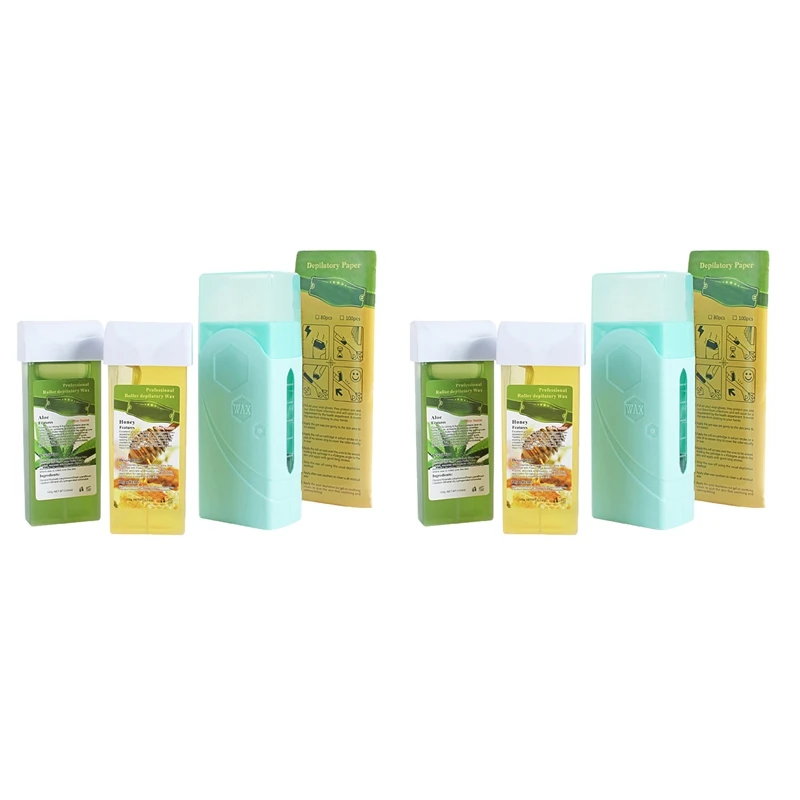 

Roll-On Cartridge Waxing Paraffin Epilator Wax Heater Mini SPA Kit Waxing Paper Wax Heater Machine