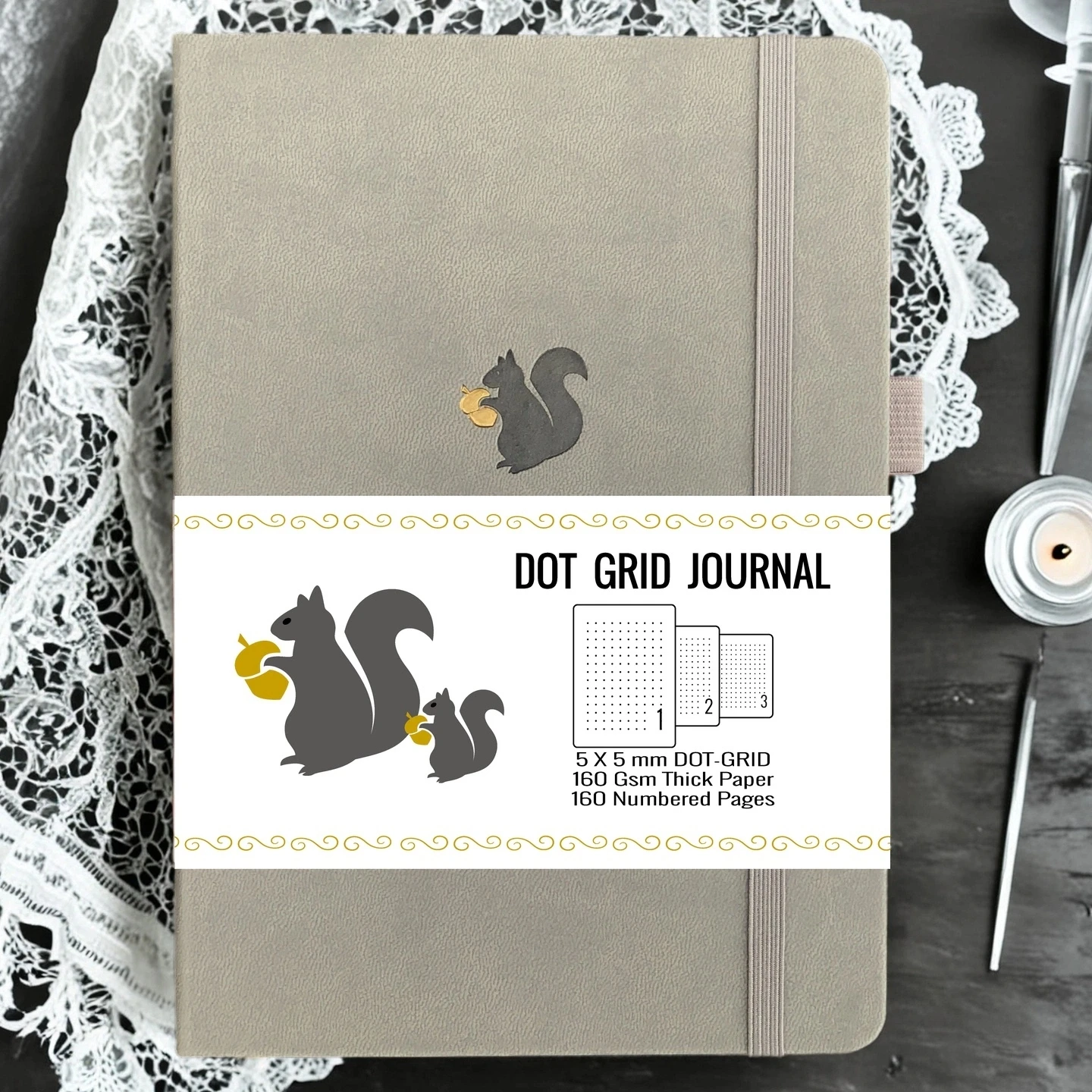 

buke notebook Журнал Dot Grid, искусственная кожа