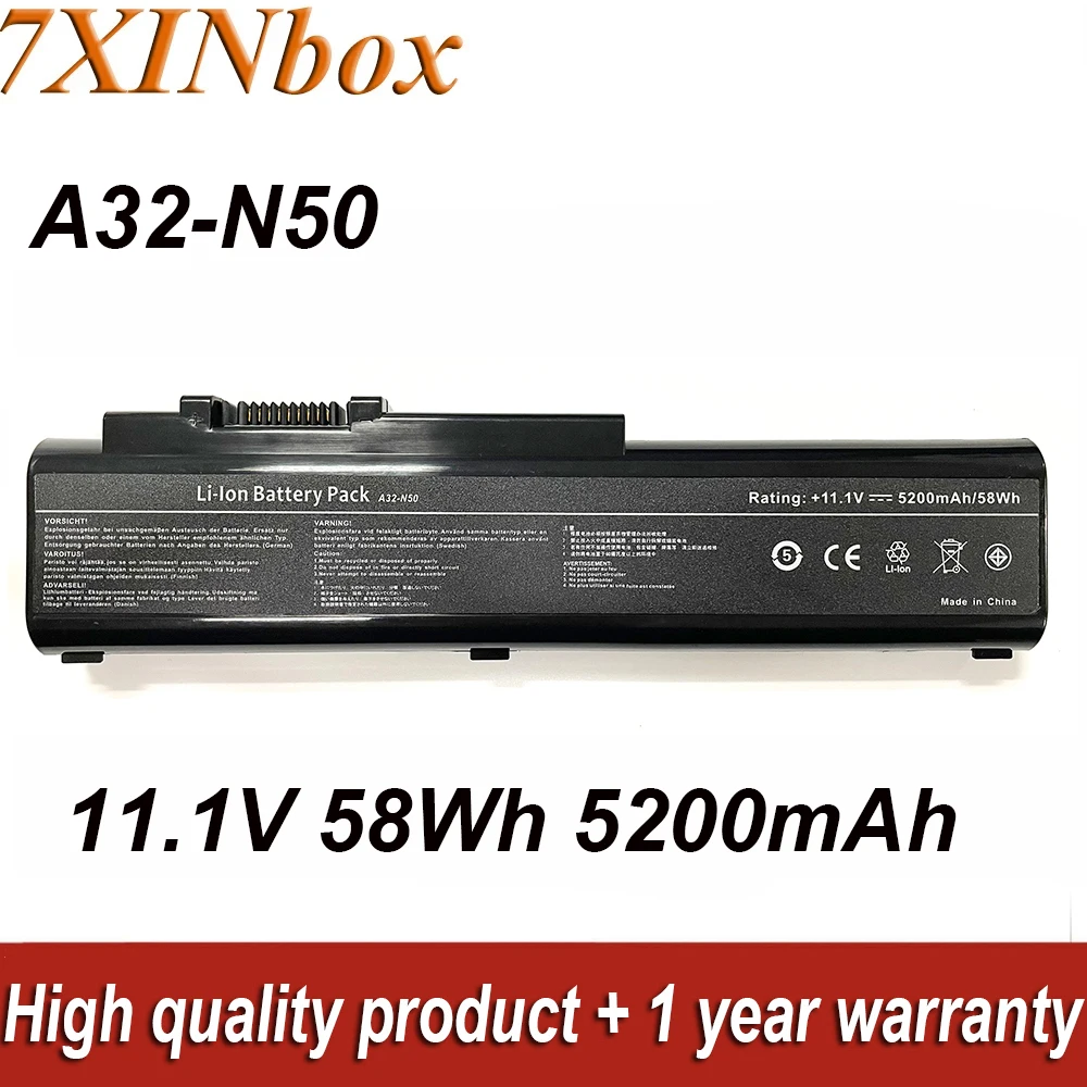 7XINbox A32-N50 5200mAh A33-N50 N50 N50A N50E N50F N50T N50TA N50TP N50TR N50V N50VA N50VC N50VF N50VG