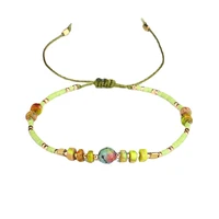 miyuki tila beads bracelet for men women charm natural energy emperor turquoise adjustable bracelet lovers friendship jewelry