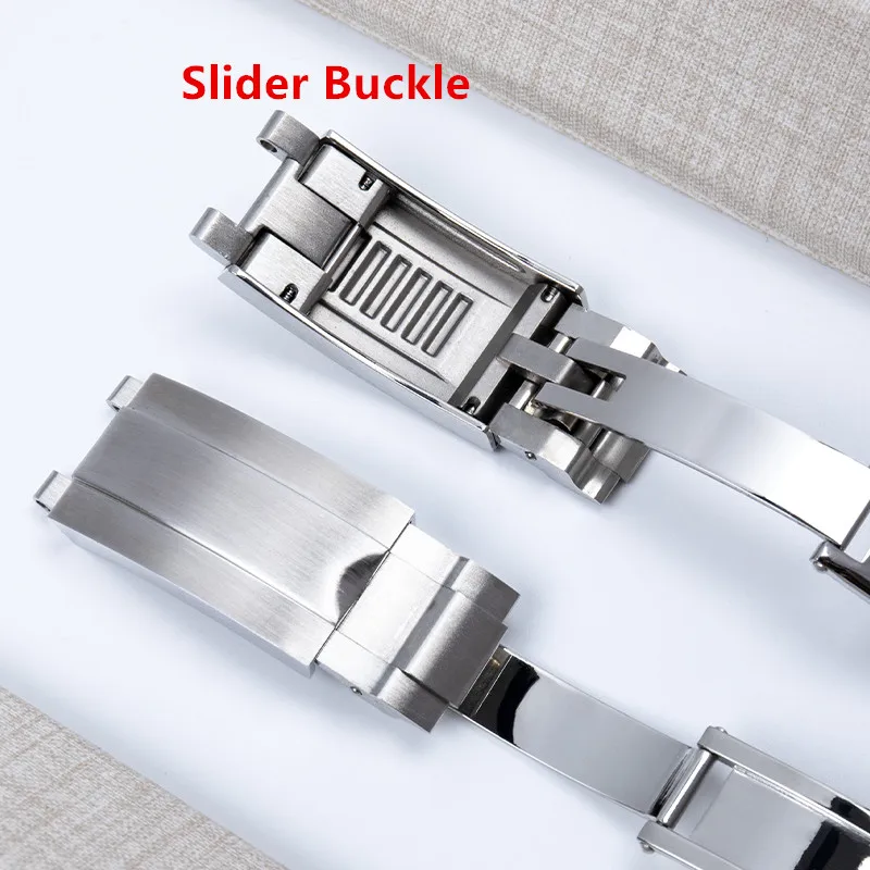 Ремешок из натуральной кожи для часов плоский браслет подходит Rolex Submariner DAYTONA GMT