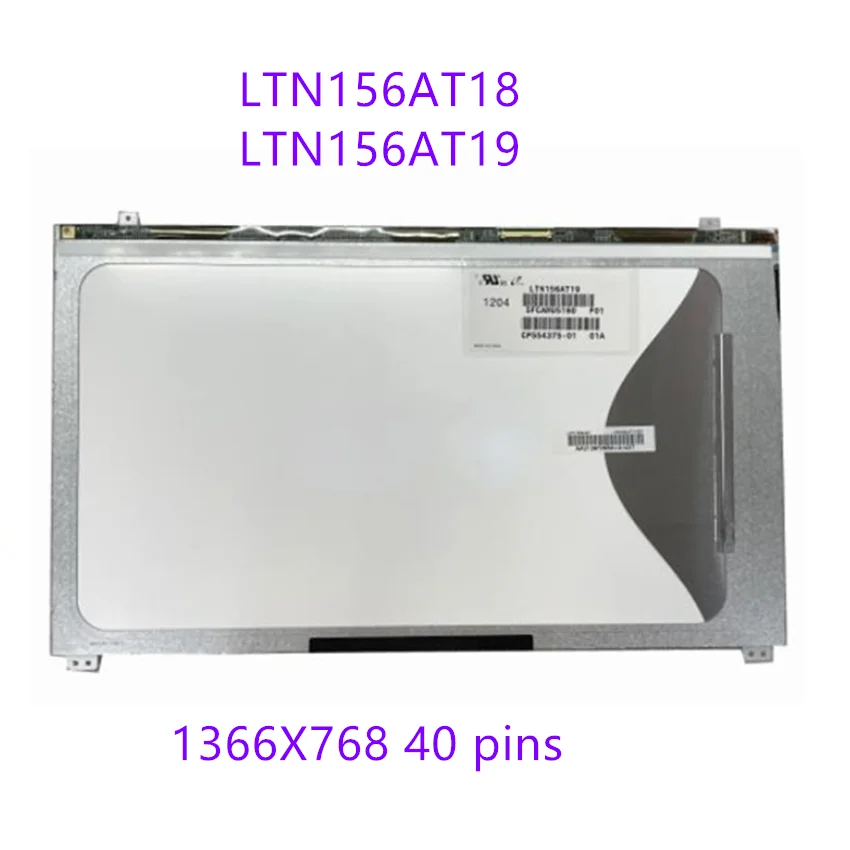 Оригинальный тонкий экран LTN156at18 15,6 Для Samsung np300v5a 550p5c np300e5a, портативный светодиодный ЖК-экран LTN156AT19 001 501 502