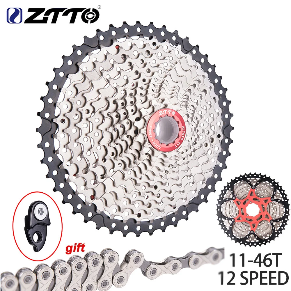 Кассета велосипеда ZTTO MTB 12 Скоростей 11-46T свободное колесо В 46 т для Eagle XX1 XO1 X1 GX -