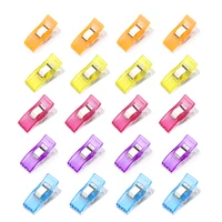 rorgeto 20pcs multipurpose sewing clips colorful binding clips plastic craft quilting clips sewing craft clamps binding clips