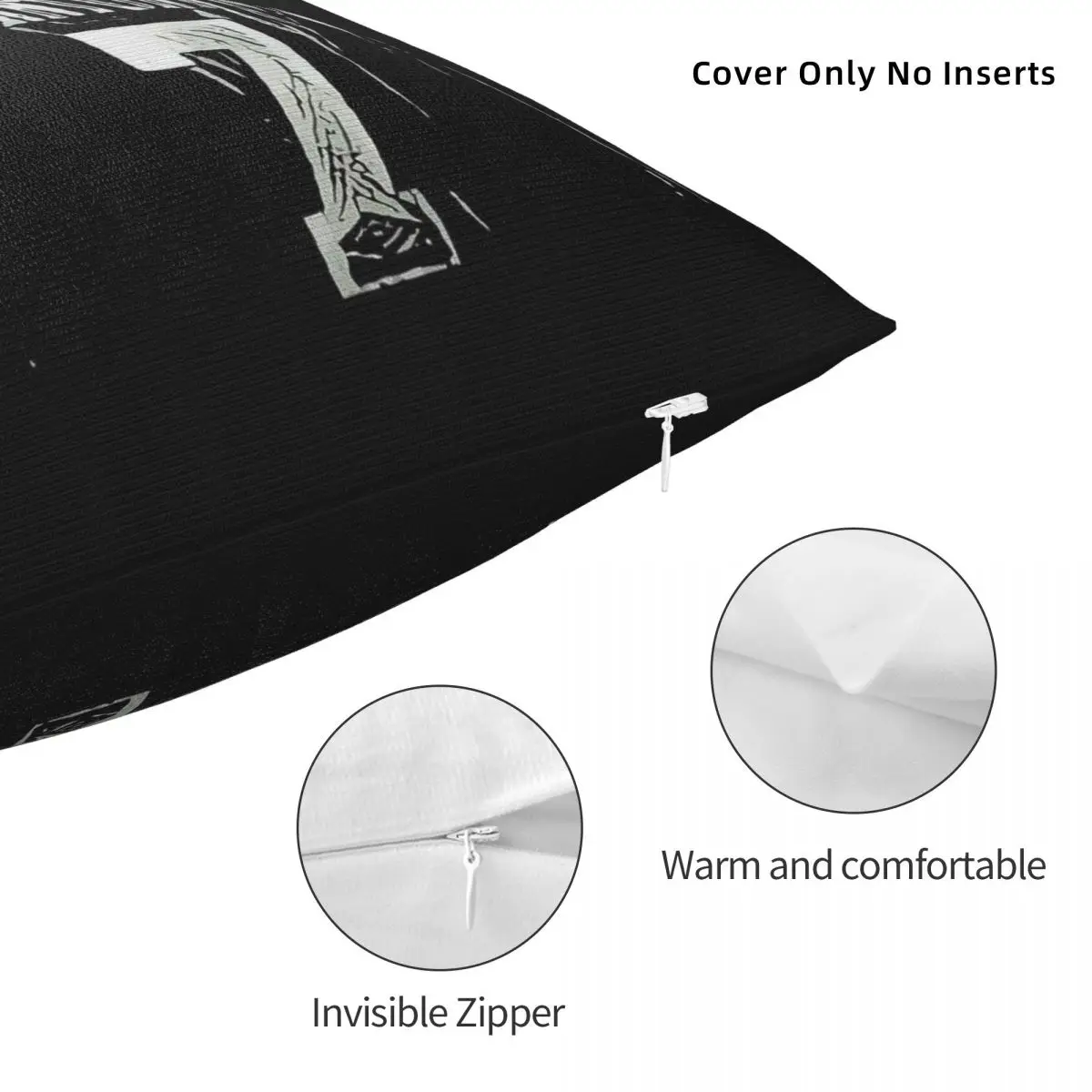 Наволочка Eric Cantona Le Roi квадратная полиэстер/хлопок 18 дюймов