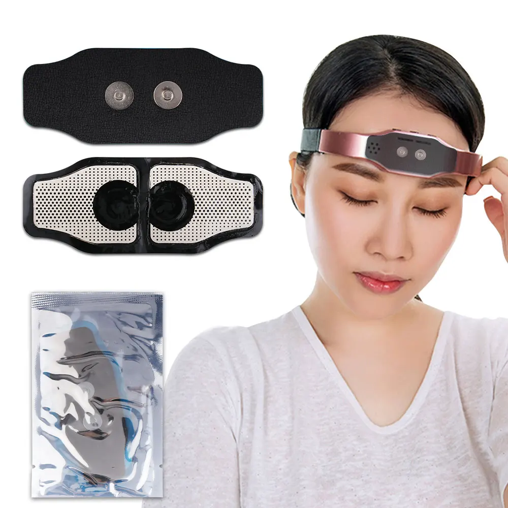 

Electrode Pads for Migraine Insomnia Relief Head Massager Electric Massage Sleep Monitor Patch Replacement Health Care Therapy