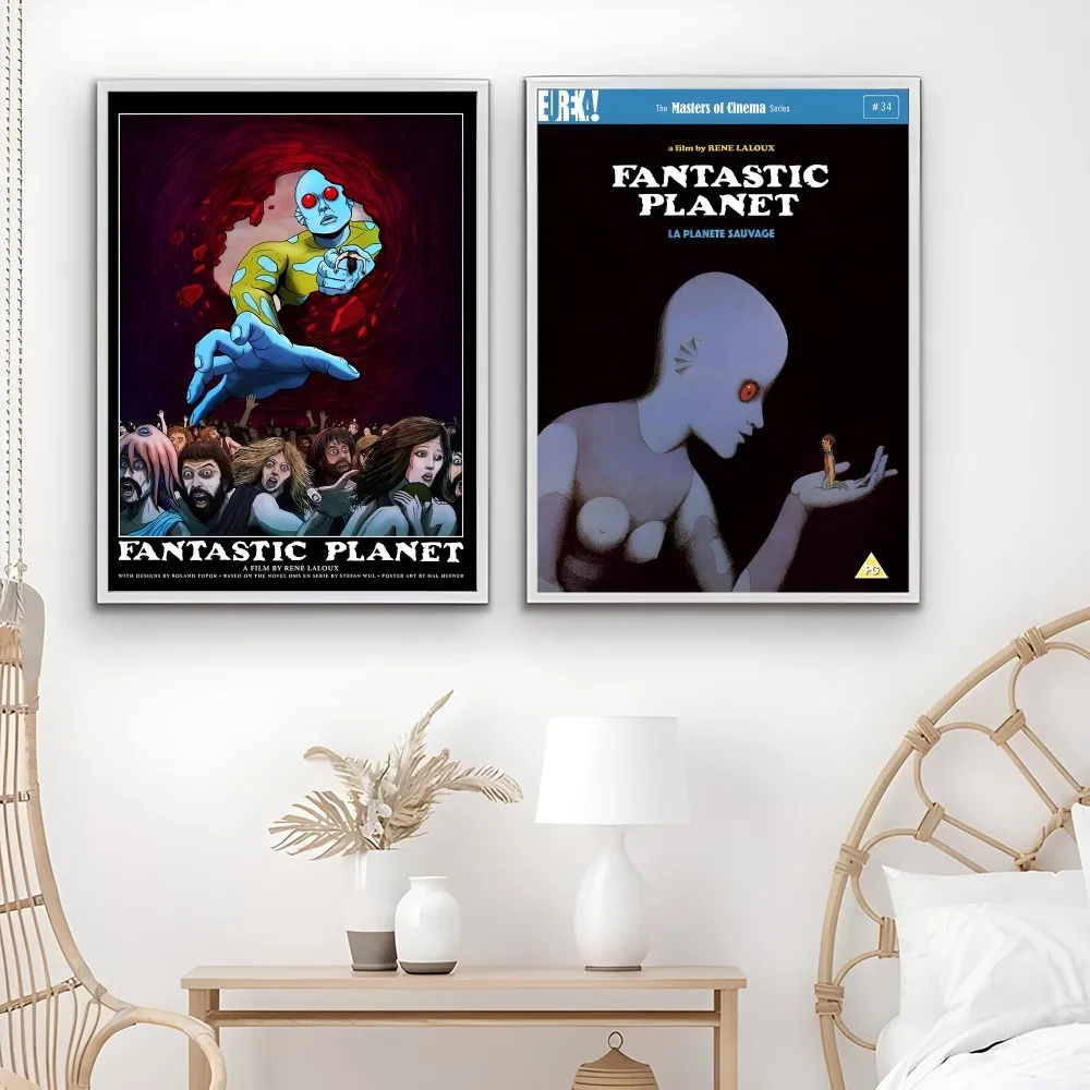Фантастическая планета La planete sauvage плакат липкая настенная художественная печать