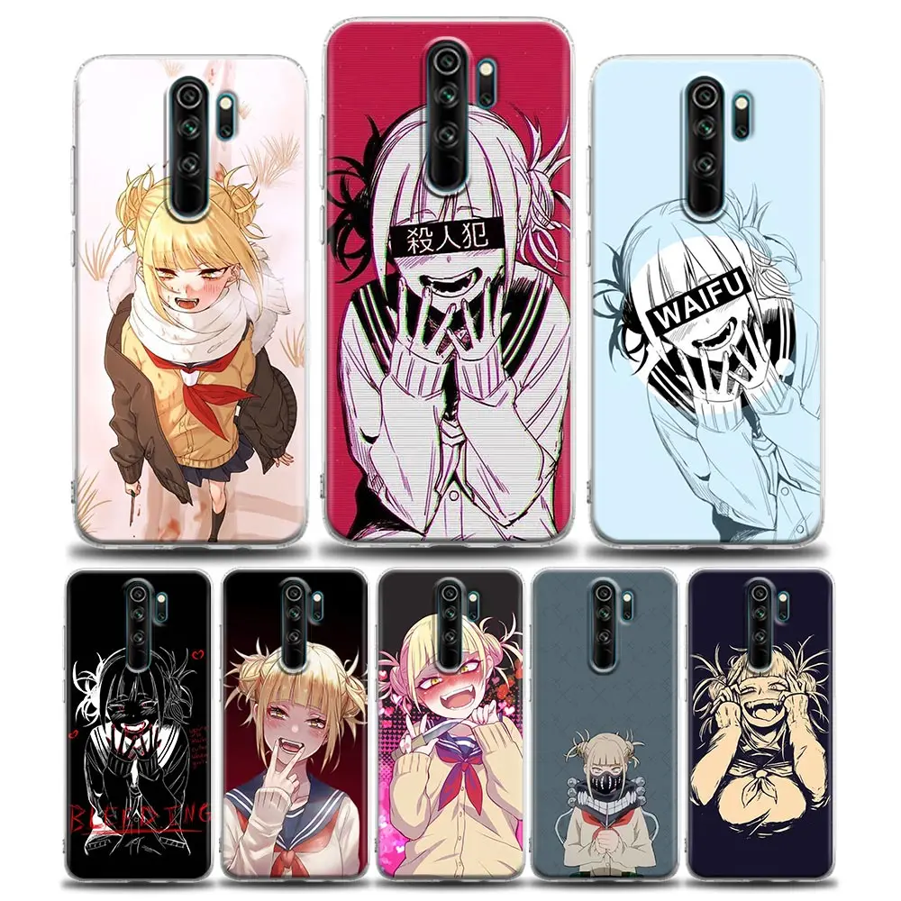 

Clear Phone Case for Redmi Note 10 7 8 9 8T Pro Redmi 8 8A 7 9 9C Y3 K20 K30 K40 Soft Silicone nime Himiko Toga Waifu