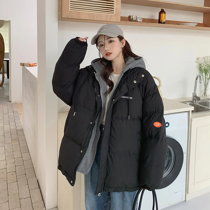 Cotton Coat Down Cotton Women's Cotton Coats Autumn and Winter 2022 New Loose Jacket Female and Lady Clothing