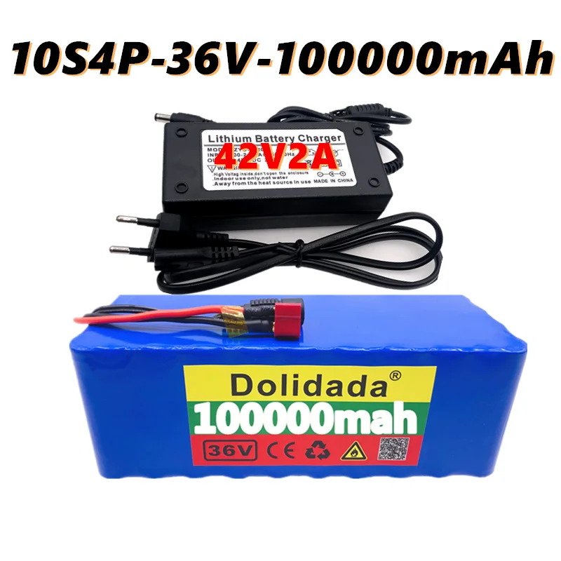 

Аккумулятор 36 В 10s4p 1000 Ач, аккумулятор высокой мощности 100000 Вт 42 в мАч