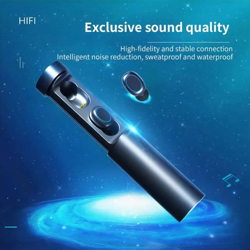 TWS Bluetooth-наушники с микрофоном и сенсорным управлением |