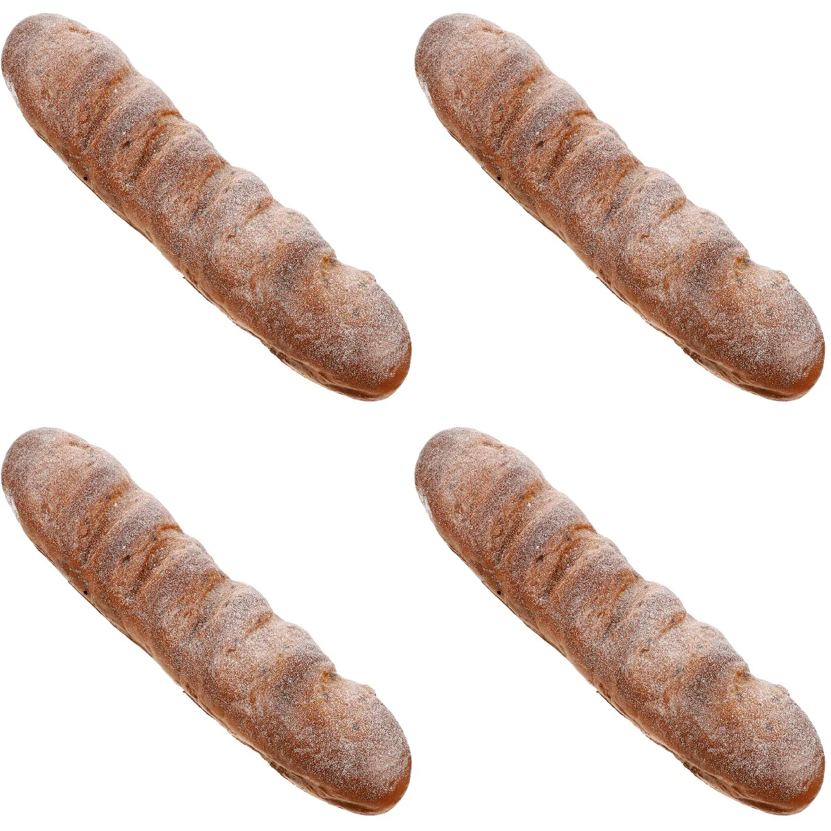 

4 Count Model Ornament Ornament Kids Bread Toy Caterpillar Kitchen Display Model Pu Bread Display Model Child