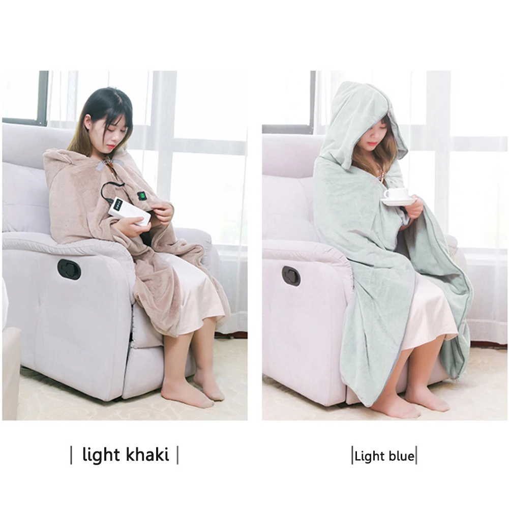 

Winter Warm Electric Heated Mat USB/Type-C Washable Body Warmer Pads Soft Flannel Electric Blanket Physical Therapy Heated Mats