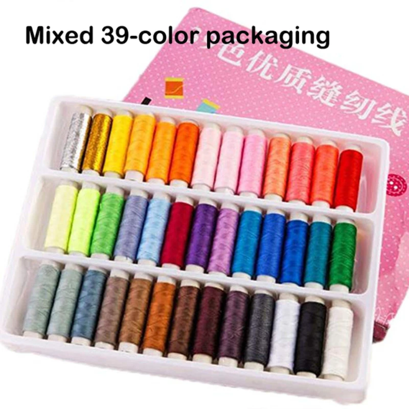 

200yards Sewing Thread Polyester Embroidery Thread Set Strong And Durable Sewing Threads Needlework For Hand Machines