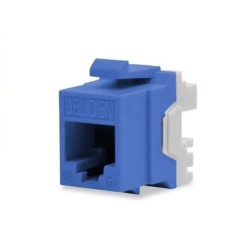 Фото Модульный разъем Belden AX104156 AX104154 10GX Cat 6A RJ45 KeyConnect, синий, AX104154 AX104156 №2