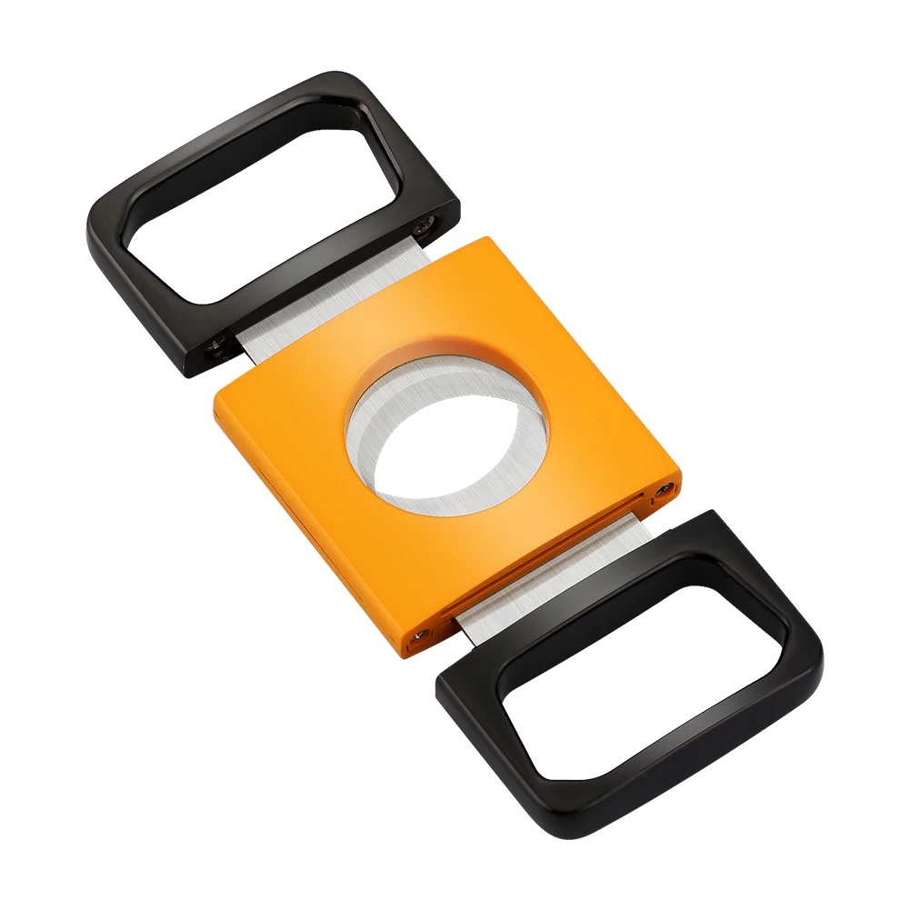 

GALINER Professional Cigar Knife Tobacco Cutting Double Guillotine New Smoking Accessories Scissors Metal Cigar Cutter Luxury