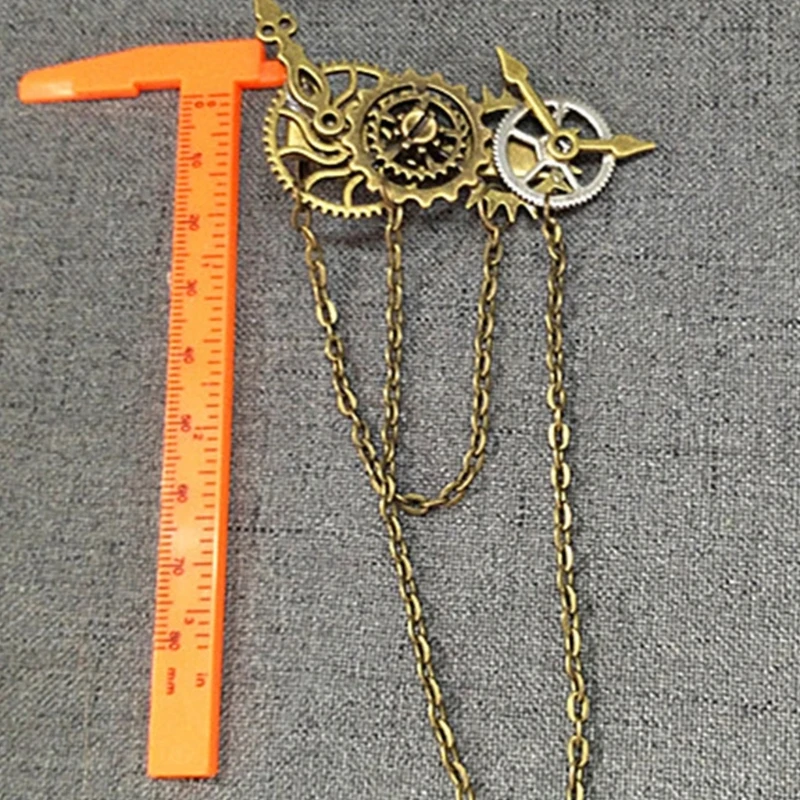 Винтажная заколка для волос в стиле стимпанк головные уборы панк готики заколки