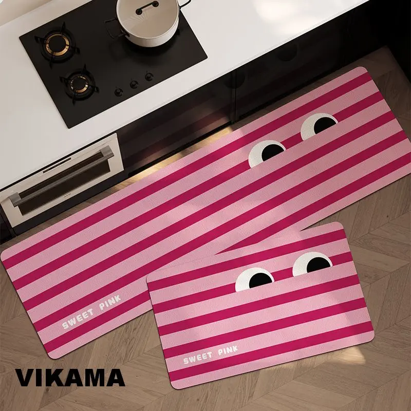 VIKAMA Напольные коврики с диатомовой землей для кухни ванной комнаты