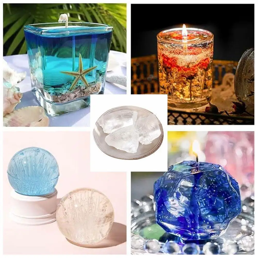 100 г свечи гелевый воск прозрачный Желейный свеча ароматизированный Материал