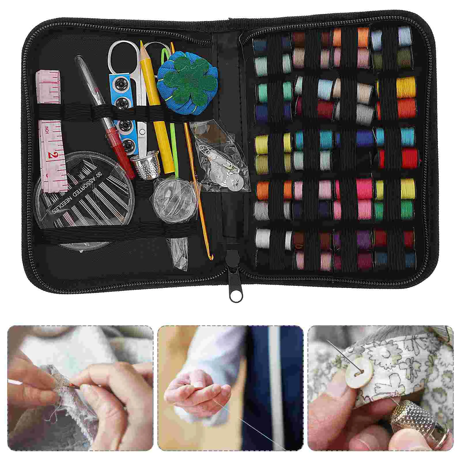 

Sewing Kit Thread Traveltools Set Needle Mini Box Small Pack Storage Fixes Product Supplies Adults Completeneedlework Tool Hand