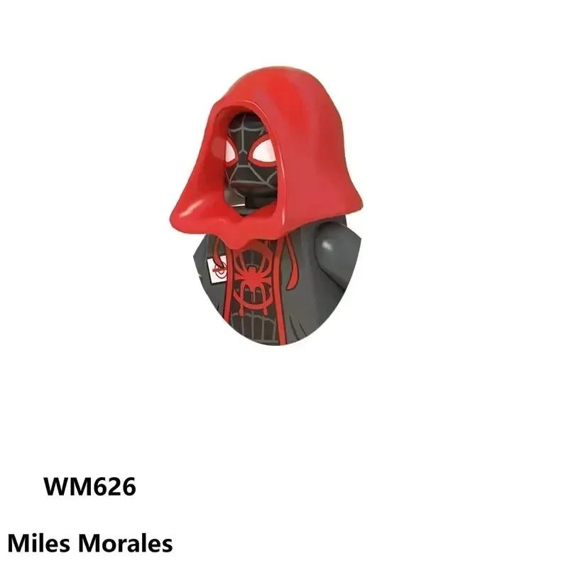 WM6052 Майлз Моралес Гвен Стейси строительные блоки герой аниме кирпичи куклы