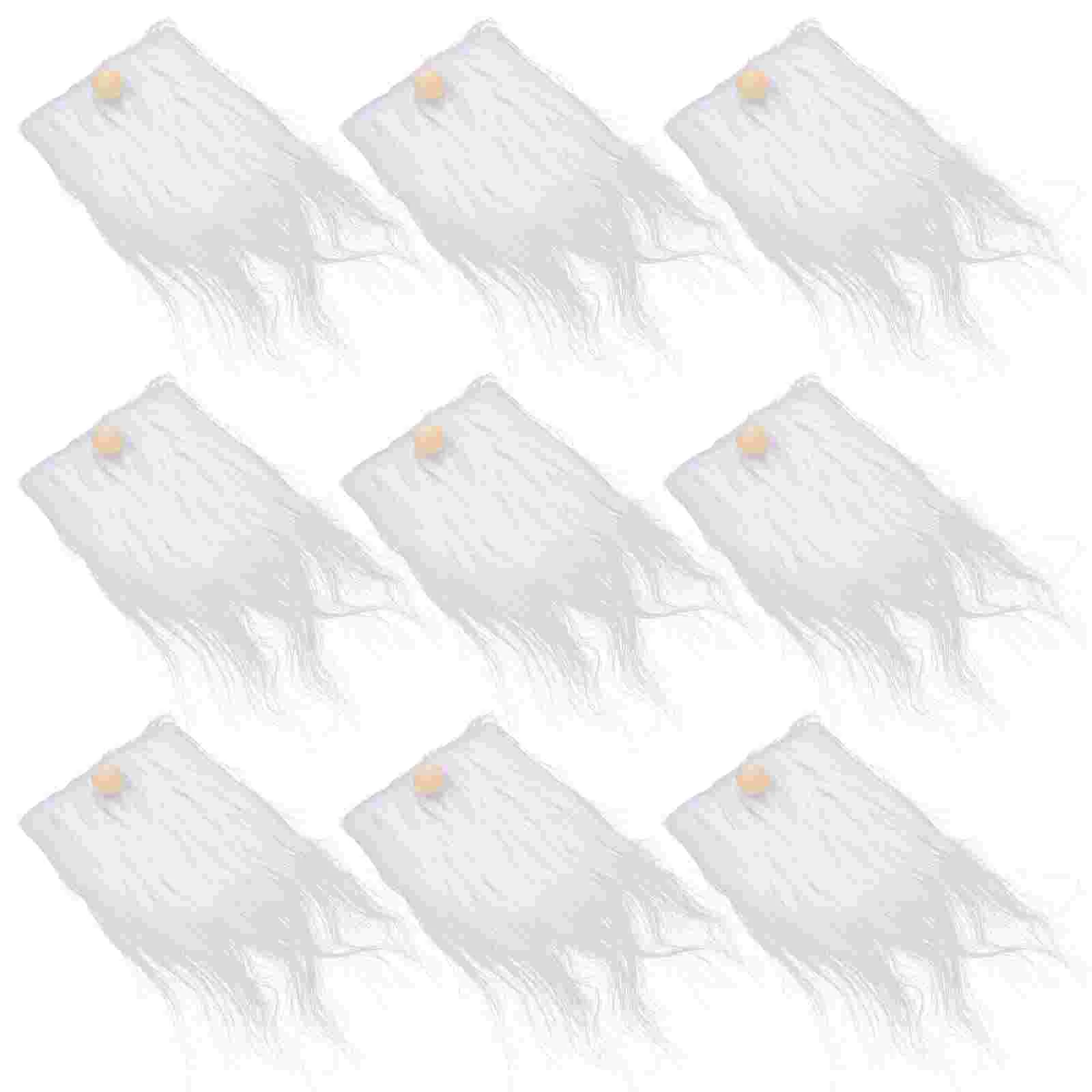 

Gnome Fur Beard Crafting Beards Craft Faux Crafts Fabric Fake Gnomes Supplies Making Kit Christmas Wooden Hair Wood Bears White