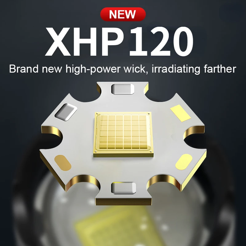 Рисунок 2 - Супермощный фонарик XHP120 светодиодный