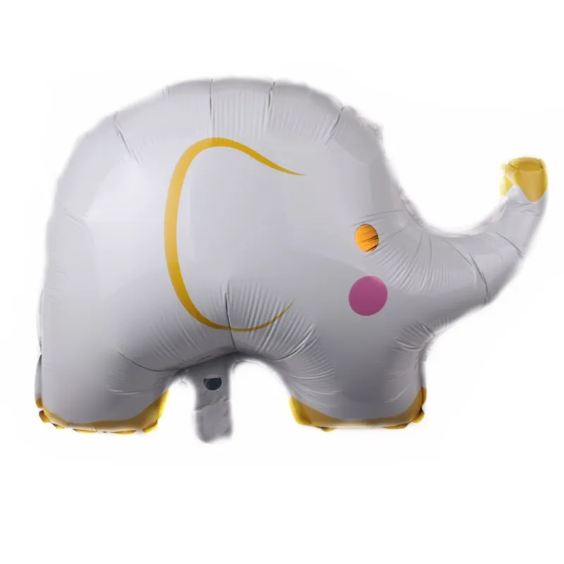 Новинка розовый слон алюминиевый пленочный воздушный шар мультяшное животное