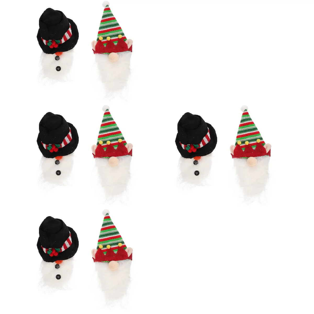 

Bottlecover Christmasdecor Topper Hat Holder Santa Flatware Clausgnome Holiday Decorative Tomte Swedish Pouch Tableware Cutlery