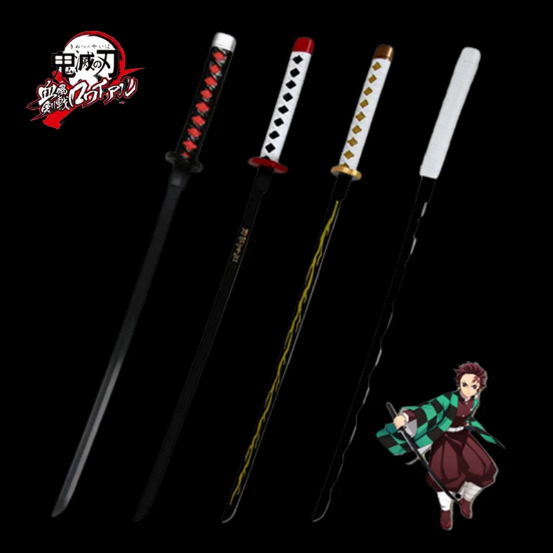 40cm Anime Cosplay Sword Demon Slayer Sword PVC Ninja Knife Tanjirou Inosuke Zenitsu Tomioka Children Performance Weapon Kid Toy