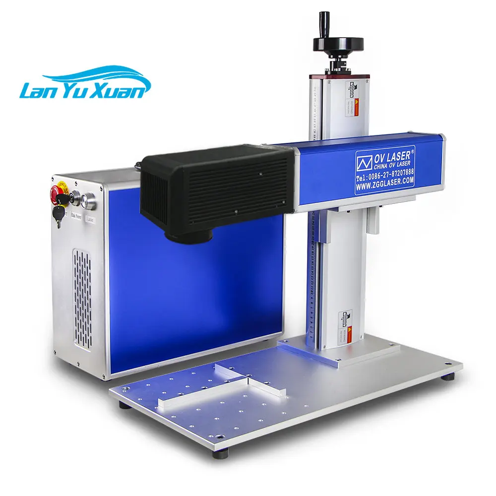 

High quality small mini 3d color portable mopa fibre laser raycus metal fiber laser marking machine 20w 30w 50w 100w
