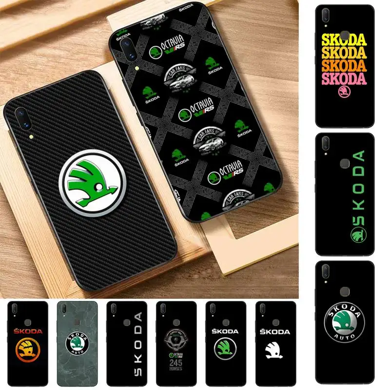 

RICCU-S-Skoda Phone Case for Vivo Y91C Y11 17 19 17 67 81 Oppo A9 2020 Realme c3