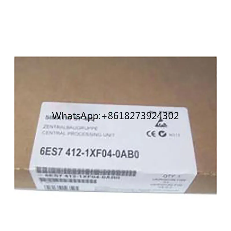 Новая оригинальная упаковка гарантия 1 год 6ES7412-1XF04-0AB0{No24 место в доме} Немедленно